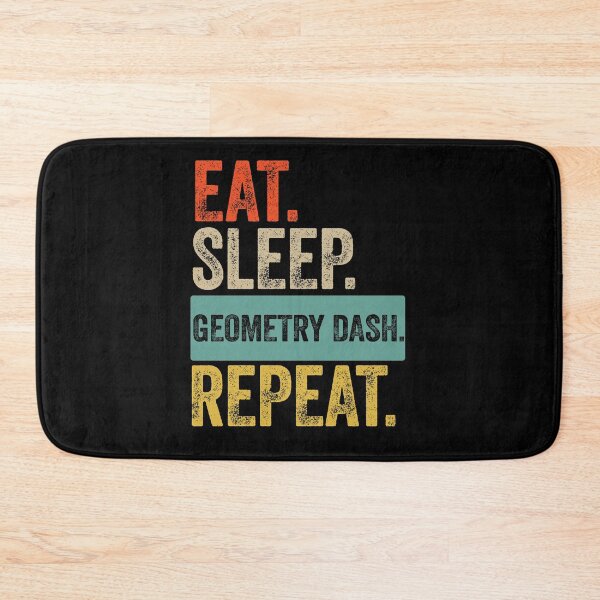 Item preview, Eat sleep geometry dash repeat retro vintage designed and sold by HN-ART.