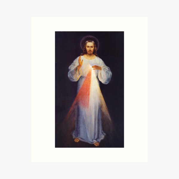 Item preview, Divine Mercy (Kazimirowski Eugeniusz, 1934) designed and sold by catholic-stuff.