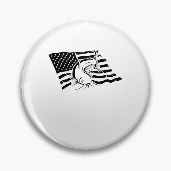 Item preview, Catfish Waving American Flag  designed and sold by fungear.