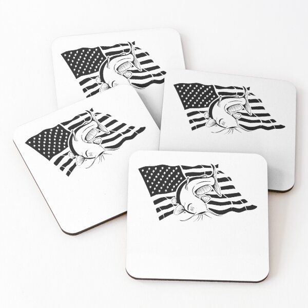 Item preview, Catfish Waving American Flag  designed and sold by fungear.