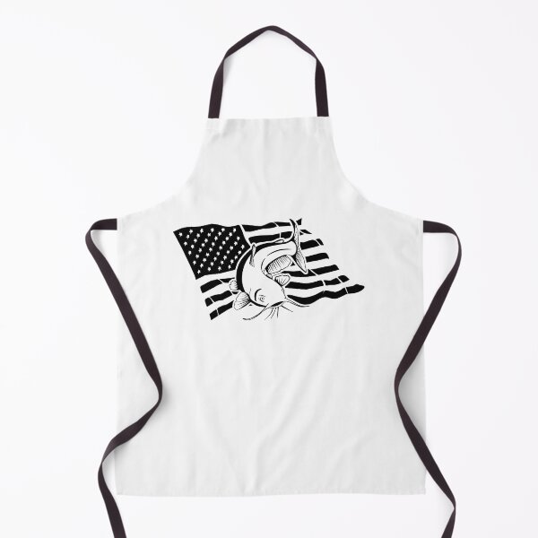 Item preview, Catfish Waving American Flag designed and sold by fungear.