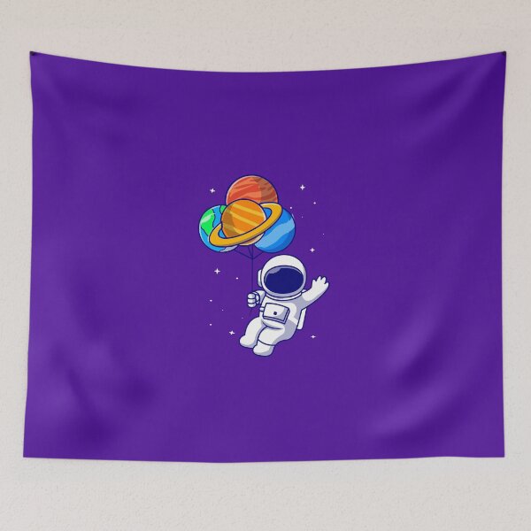 Item preview, cute astronaut spaceman floating space in the  cartoon icon beautiful  designed and sold by othmane99.