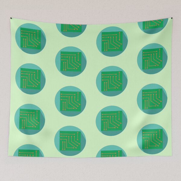 Item preview, Circuit Board, Integrated circuit IC art designed and sold by EngineersArt.