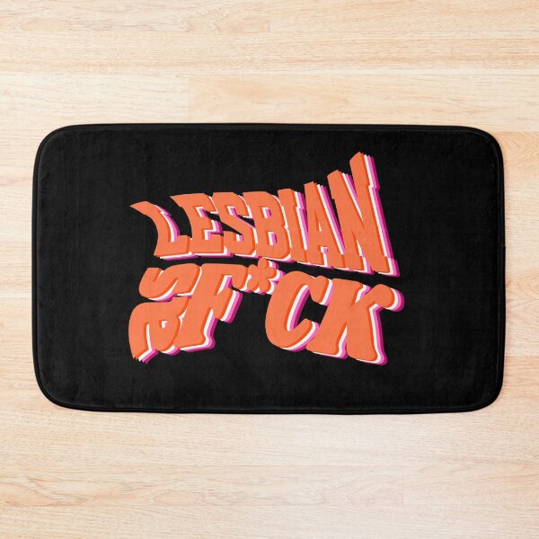 Artikelvorschau, Lesbian as fck sticker shirt for lesbians entworfen und verkauft von lucomini.