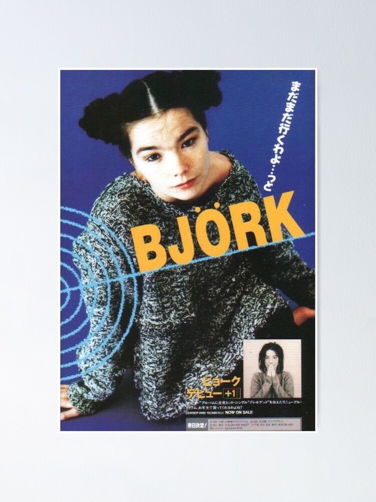 デッドストック！ビョーク Bjork 1995年ドイツでのライブ告知ポスター！-