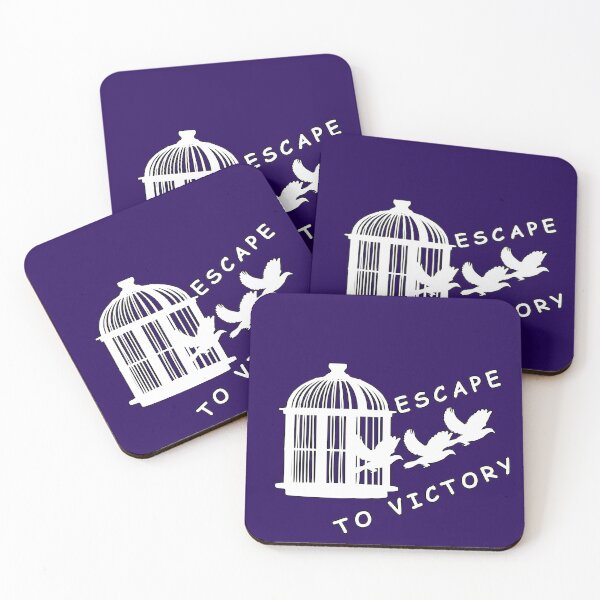 Item preview, Escape To Victory lifelong learning wiseguy cute Inspiring Design Daily Uplifting Motivational quote for life changing suceess & leadership gift Tshirt & Sticker Inspire Real Life designed and sold by Inspirationarea.