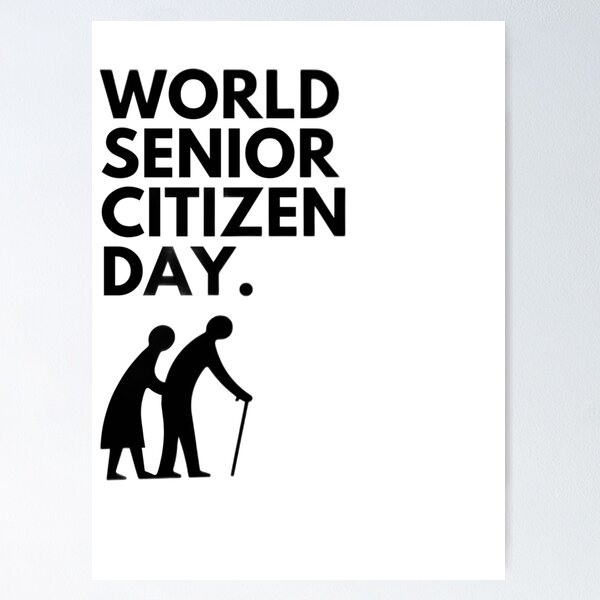 Item preview, world senior citizen day. designed and sold by MHcare.