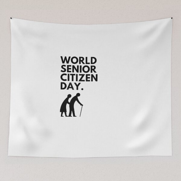 Item preview, world senior citizen day. designed and sold by MHcare.