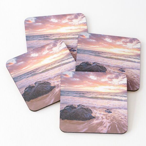 Item preview, Maui Beach Hawaii Island Sunset Rushing Waves designed and sold by Piper-Deals.