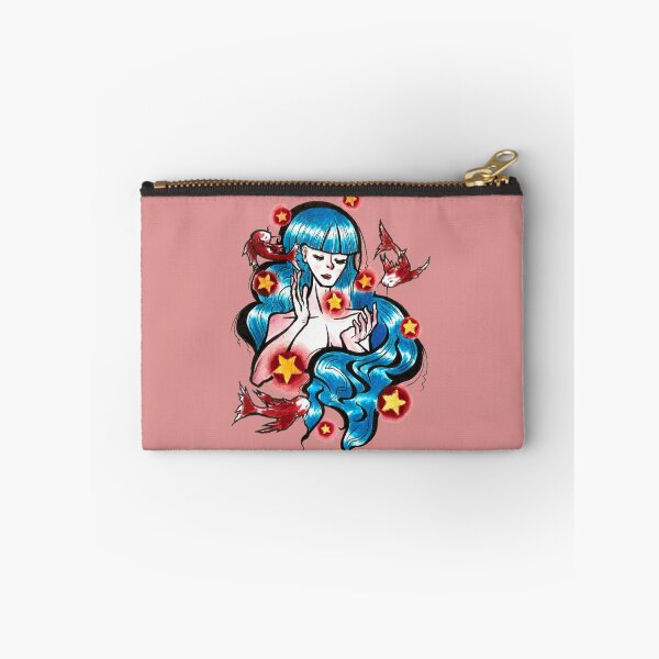 Item preview, Inktober - Star Girl with Koi Fish designed and sold by luischocolatier.