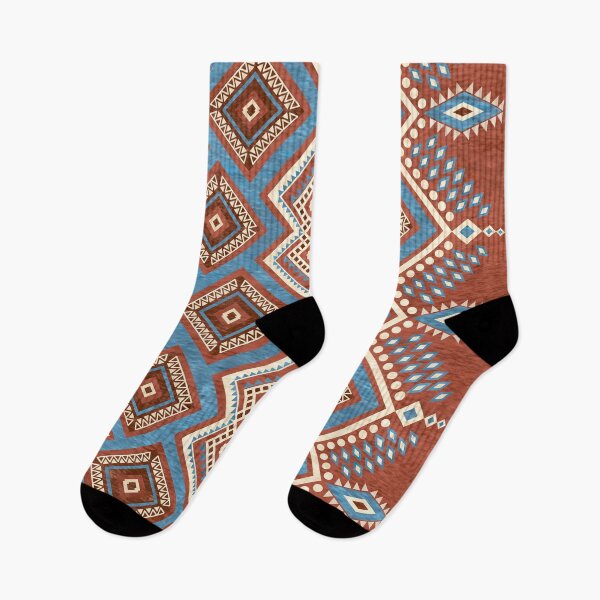 Item preview, Eastern Inspired Folk Boho Patter Rusty Colors designed and sold by Octavia Soldani.