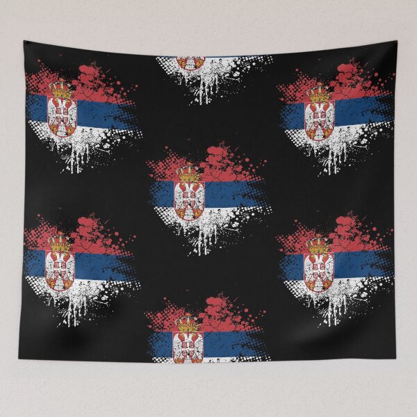 Item preview, Serbian flag designed and sold by Mila1946.