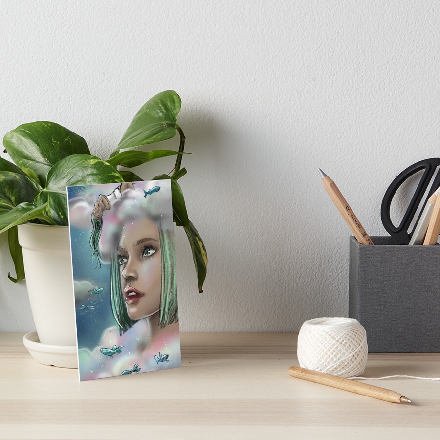 Item preview, Art Board Print designed and sold by JeanMalgreMoi.