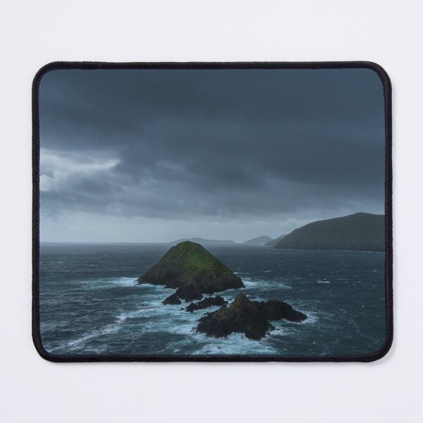 Item preview, Atlantic ocean, isles, cliffs, mountains and beautiful cloudy sky, this is the Dingle Peninsula on Ireland’s Wild Atlantic Way, southwest Atlantic coast designed and sold by AlbertMi.
