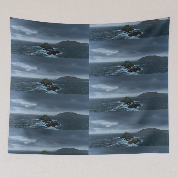 Item preview, Atlantic ocean, isles, cliffs, mountains and beautiful cloudy sky, this is the Dingle Peninsula on Ireland’s Wild Atlantic Way, southwest Atlantic coast designed and sold by AlbertMi.