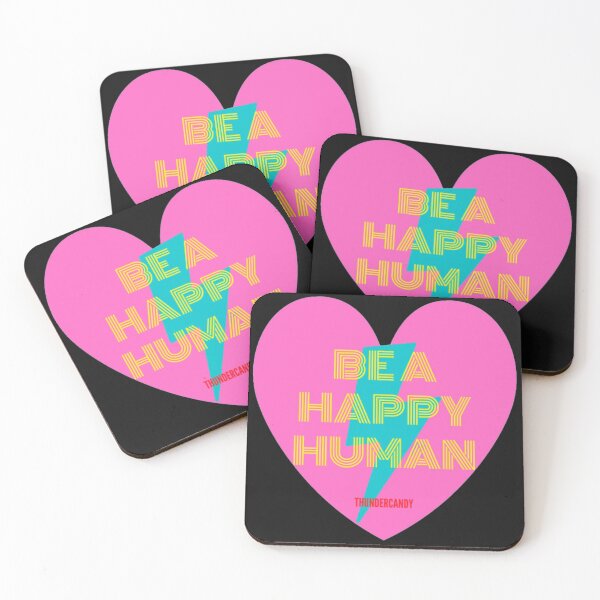 Item preview, thundercandy - "be a happy human" designed and sold by thundercandy.