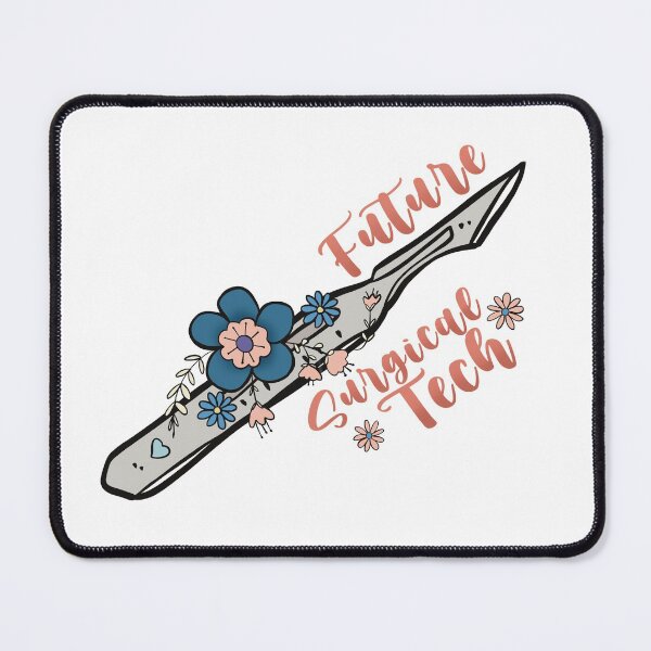 Item preview, Flower Future Surgical Tech Women Nurse designed and sold by tinypurpleland.