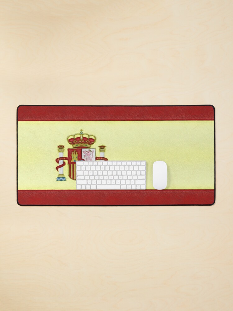 Spanish Flag Mouse Pad for Sale by Leslie Montgomery