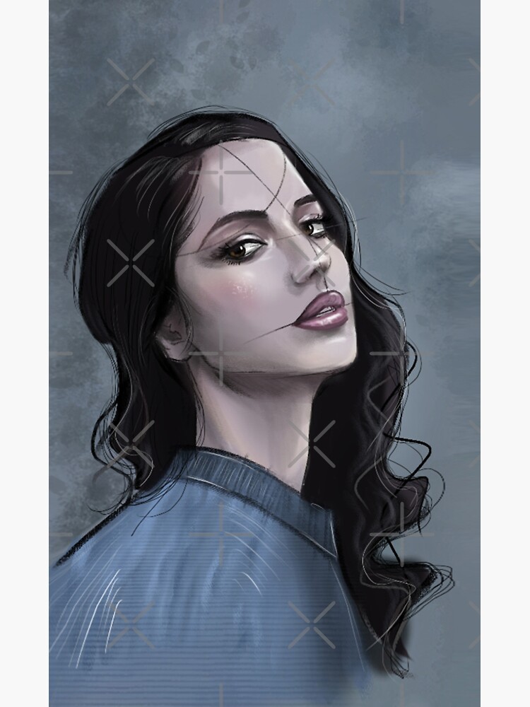 Thumbnail 3 of 3, Sticker, Adelaide Kane woman portrait designed and sold by JeanMalgreMoi.