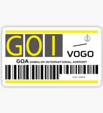 Destination Goa Airport Sticker