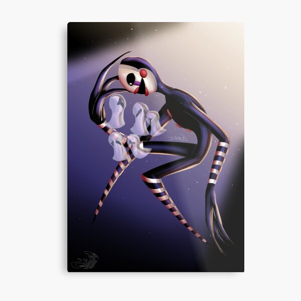 puppet, FNAF Metal Print by heartfeltdesigns by Telahmarie