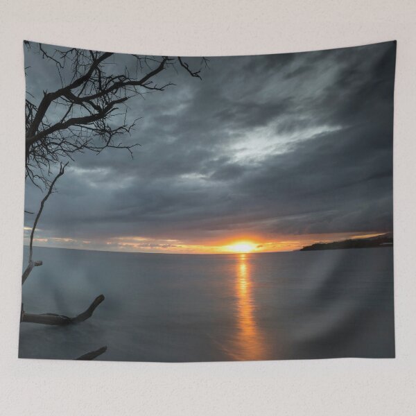 Item preview, Maui Beach Hawaii Island Sunset Grey Sky designed and sold by Piper-Deals.