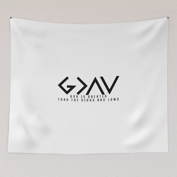 Item preview, God is Greater Than The Highs and Lows designed and sold by miraipa.