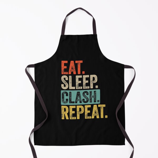 Item preview, Eat sleep clash repeat retro vintage designed and sold by HN-ART.