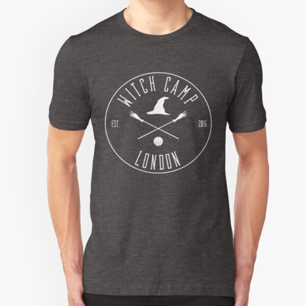 Witch Camp London (white) Slim Fit T-Shirt