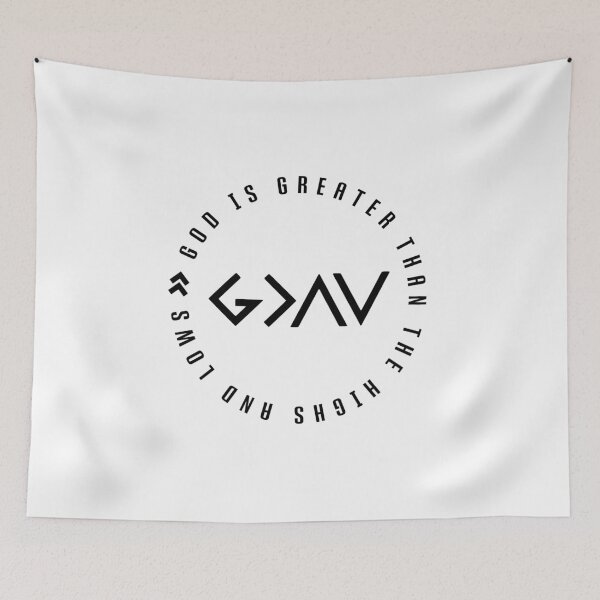 Item preview, God is Greater Than The Highs and Lows designed and sold by miraipa.