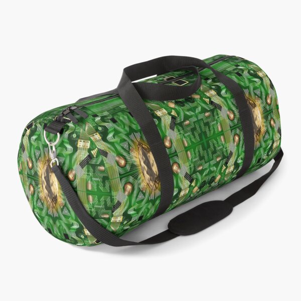 Item preview, 65 MCMLXV Cosplay Green Computer Motherboard Yellow Gemstone Pattern designed and sold by 65 MCMLXV.