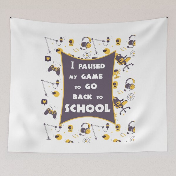 Item preview, I Paused My Game To Go Back To School T-Shirts, Back to school first class,Gift for school lovers. designed and sold by mHmShop.