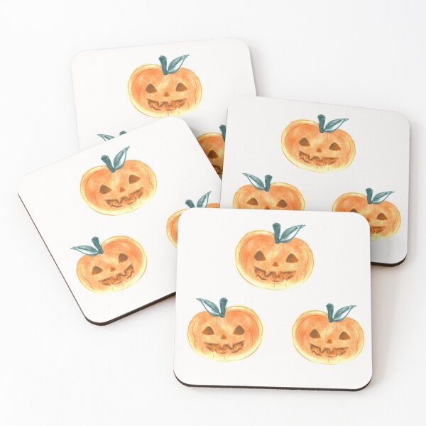 Item preview, Watercolor Three Halloween Pumpkins designed and sold by allyzza.
