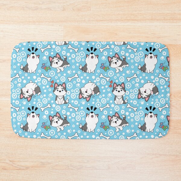 Item preview, Cute Siberian husky pomsky - Grey Gray  designed and sold by Lulupainting.