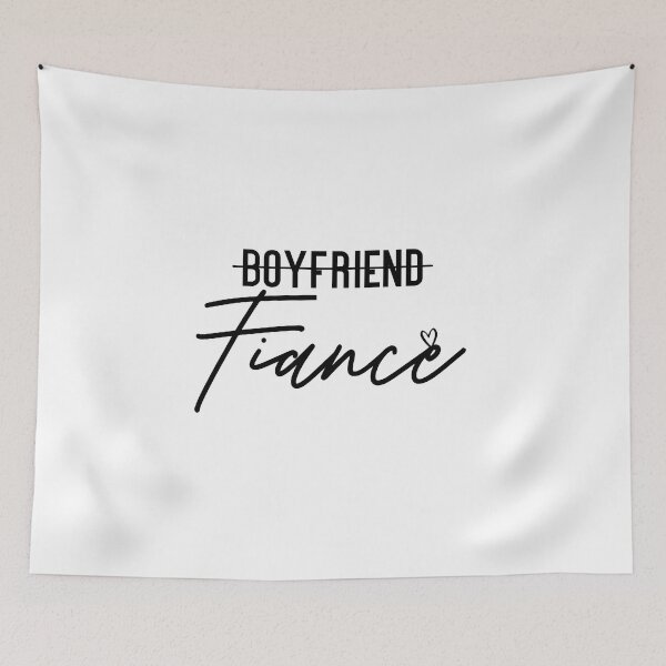 Item preview, Boyfriend Fiance, Fiancee, Engaged, Groom, Bachelorette party designed and sold by miraipa.