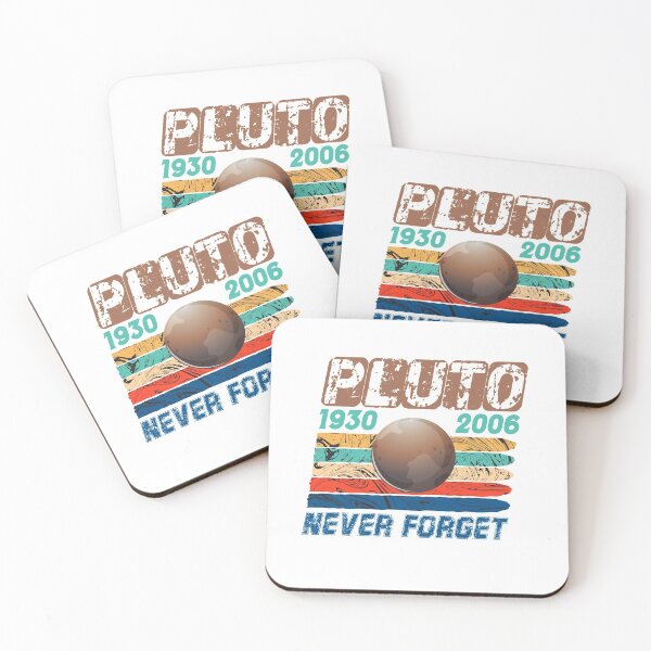 Item preview, Vintage Never Forget Pluto Nerdy Astronomy Space Science  designed and sold by Artsy Aura ⭐⭐⭐⭐⭐  .