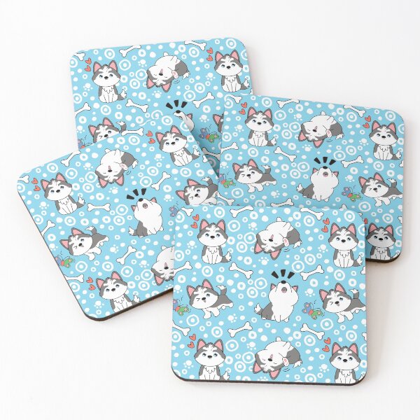 Item preview, Cute Siberian husky pomsky - Grey Gray  designed and sold by Lulupainting.