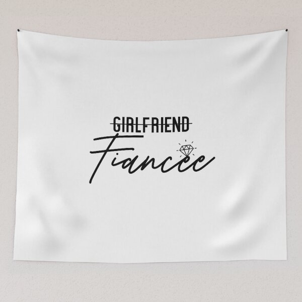 Item preview, Girlfriend Fiance, Fiancee, Engaged, Bride, Bachelorette party designed and sold by miraipa.