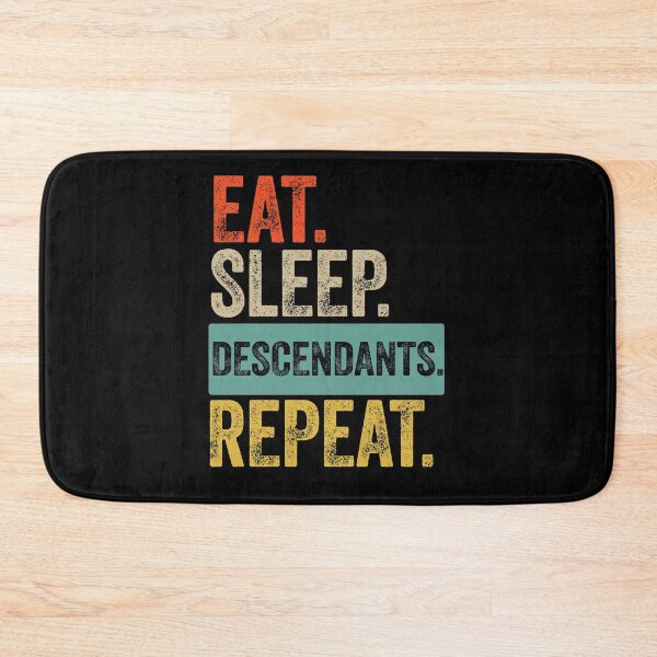 Item preview, Eat sleep descendants repeat retro vintage designed and sold by HN-ART.