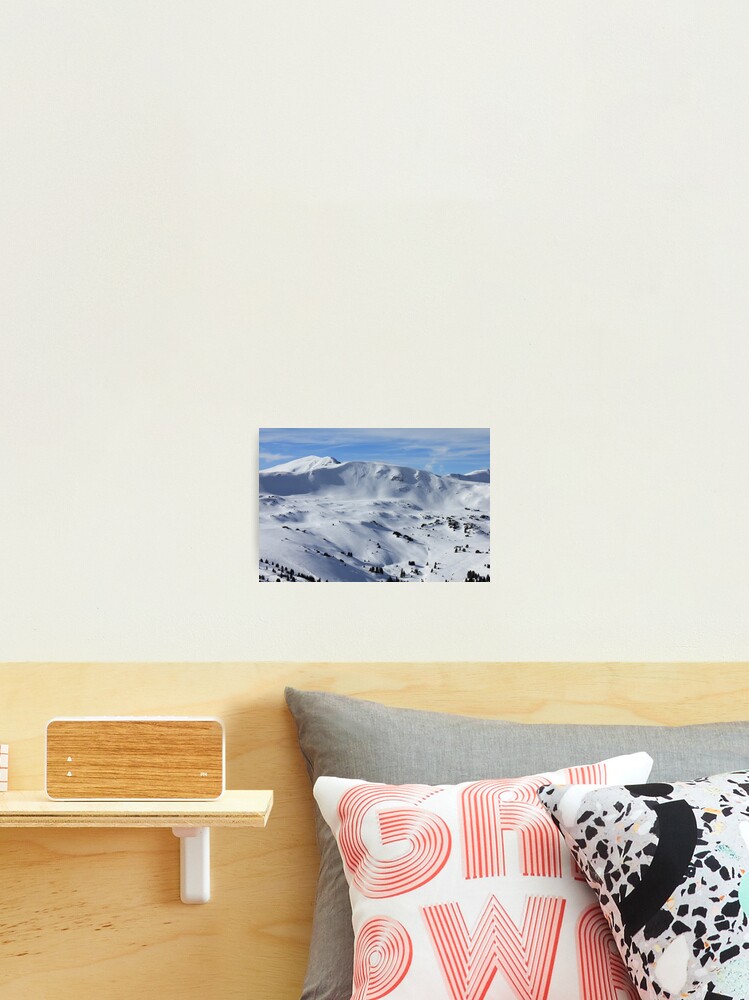 Idiots Cornice, Loveland Pass, Colorado Poster for Sale by Greg Lock