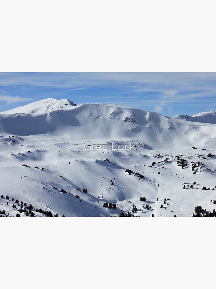 Idiots Cornice, Loveland Pass, Colorado Poster for Sale by Greg Lock