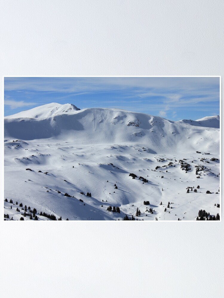 Idiots Cornice, Loveland Pass, Colorado Poster for Sale by Greg Lock