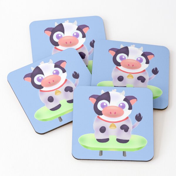 Item preview, Little Cow on Skateboard designed and sold by lilbluecowey.