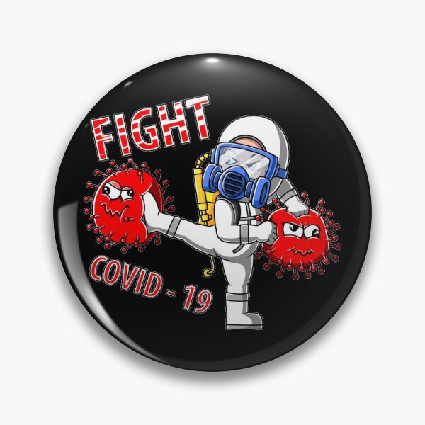 Item preview, Corona A human fighting corona virus Covid 19 social distance designed and sold by Golden-place.
