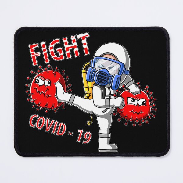 Item preview, Corona A human fighting corona virus Covid 19 social distance designed and sold by Golden-place.