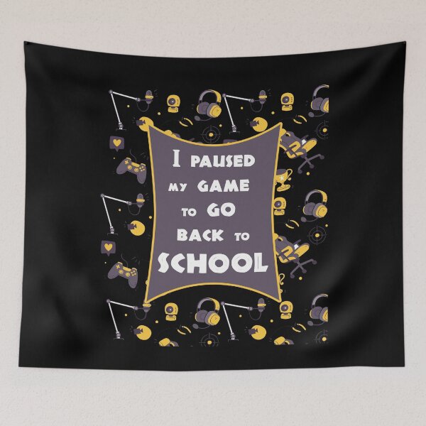 Item preview, I Paused My Game To Go Back To School T-Shirts, Back to school first class,Gift for school lovers. designed and sold by mHmShop.