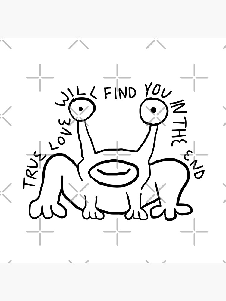 Thumbnail 4 of 4, Pillow, Daniel Johnston Awesome Since designed and sold by FolkCoolTeeShop.