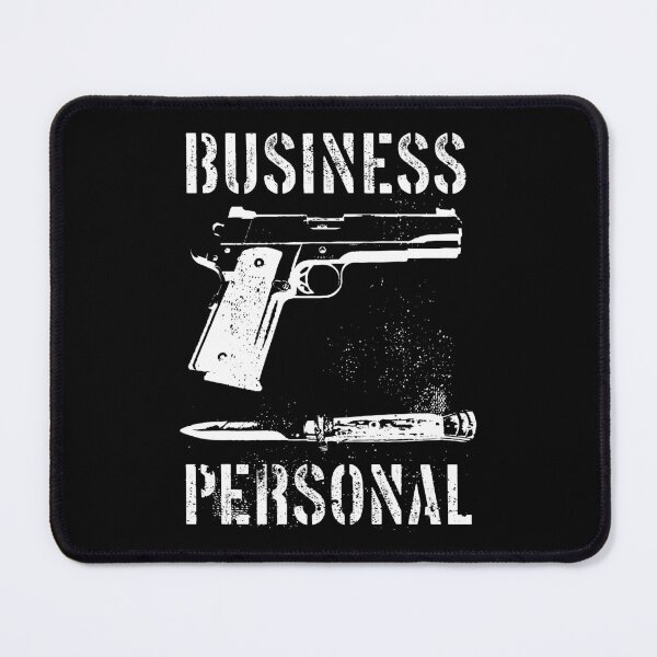 Item preview, Business Personal Gun and Switchblade designed and sold by SpreadForSatan.