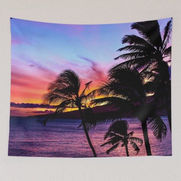 Item preview, Maui Beach Hawaii Island Sunset Rainbow Sky designed and sold by Piper-Deals.
