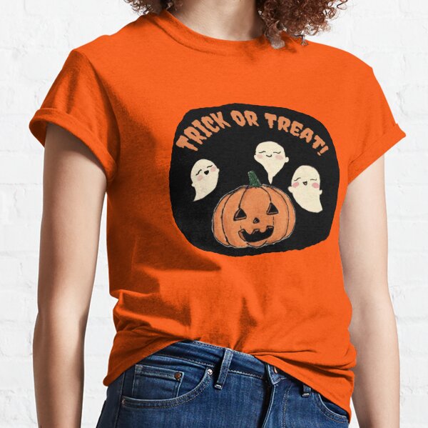 Trick Or Treat Halloween Ghosts by TiffyMichelley Classic T-Shirt